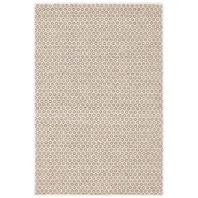 Honeycomb Natural Handwoven Wool Rug