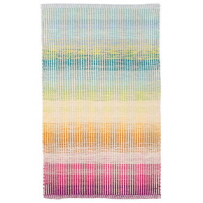 Watercolor Horizon Woven Cotton Rugs