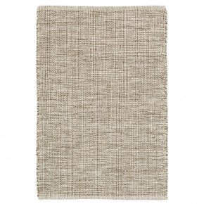 Marled Brown Woven Cotton Rugs - Woven