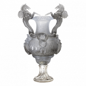 Chevaux Ailés Grey Vase (Special Order)