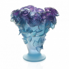 Roses Ultraviolet Vase (Special Order)