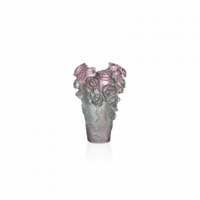 Rose Passion Pink Green Mini-Vase (Special Order)