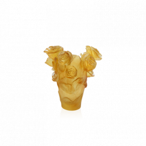 Rose Passion Small Yellow Vase (Special Order)