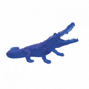 Wild Blue Crocodile by Richard Orlinski (Special Order)