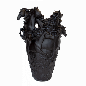 Black Horse Magnum Vase (Special Order)