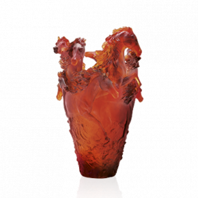 Amber Horse Magnum Vase (Special Order)