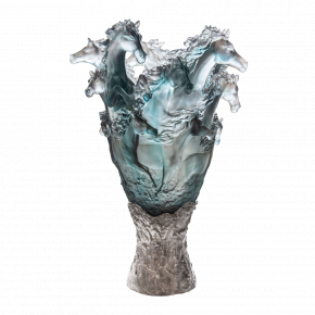 Blue Grey Cavalcade Prestige Vase (Special Order)