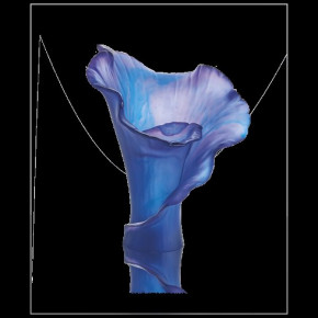 Arum Bleu Nuit Medium Vase (Special Order)
