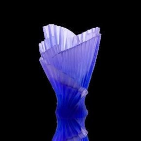 Croisière Medium Lilac Pleated Vase (Special Order)