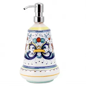 Ricco Deruta Liquid Soap Lotion Dispenser 5 in Rd x 9 high (26 Oz.)