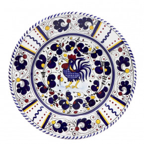 Orvieto Blue Rooster Snack Tray Fiore/Shell - Six Compartments