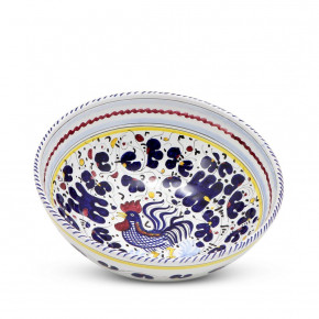 Orvieto Blue Rooster Coupe Soup Pasta Bowl 8 in Rd x 3 high