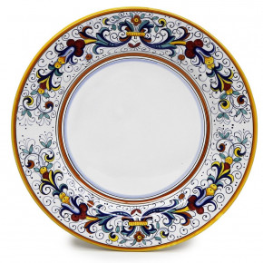 Ricco Deruta Dinner Plate (White Center) 11 in Rd