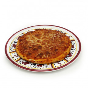 Orvieto Red Rooster Deruta Pizza Plate Cake Or Cheese Platter. 12.5 in Rd x .75 (3/4) high