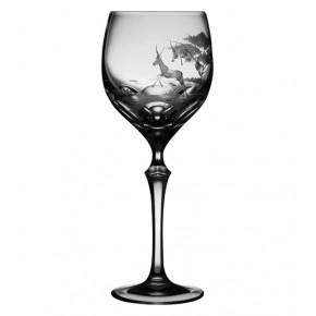 Safari Gazelle Clear Red Wine Glass