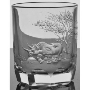 Safari Rhino Clear Vodka Glass