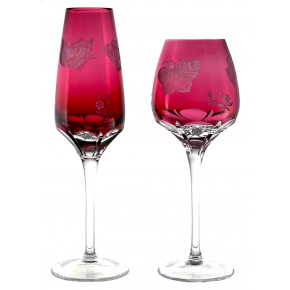 Papillon Raspberry Red Wine Glass