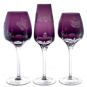 Papillon Amethyst Red Wine Glass