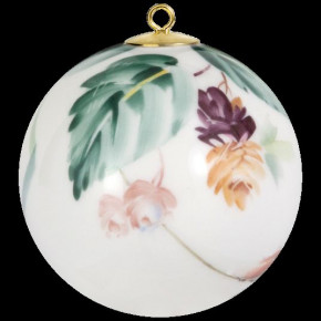 Tree Ornament Woodland Flora With Insects Christmas Bauble With Black Alder Round 5 Cm