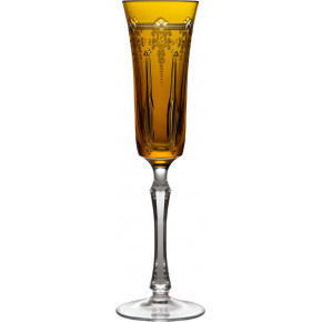 Lisbon Amber Champagne Flute H