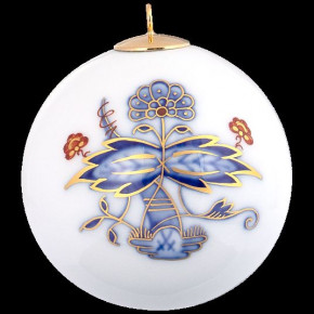 Tree Ornament Noble Blue Christmas Bauble Round 5 Cm
