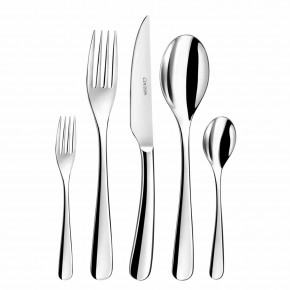 Haikou Stainless 5 Pc Setting (Table Knife, Table Fork, Dessert/Salad Fork, Dessert/Soup Spoon, Tea Spoon)