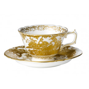 Aves Gold Tea Cup & Saucer (Gift Boxed)