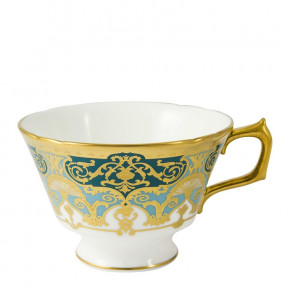 Heritage Forest Green & Turquoise Tea Cup (Special Order)