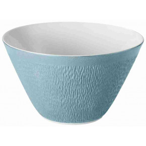Mineral Irise Sky Blue Salad Bowl Coned Shaped Rd 11"