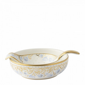 Royal Peony Blue Tea Strainer & Drip Bowl