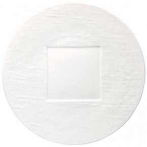 Hommage Sable/Matte Round Buffet Plate Square Center Round 12.6 in.