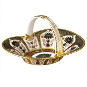 Old Imari Solid Gold Band Heather Basket (Special Order)