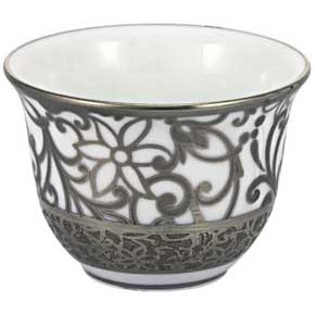 Tolede Platinum/White Zarf Or/GoldSake Cup Round 2.32283 in.