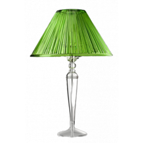 Plisse Lamp Green H 21" (Special Order)