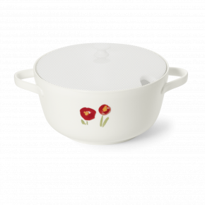 Impression Base Of Soup Turren Red Poppy
