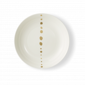 Golden Pearls Pasta Plate Deep 26 Cm