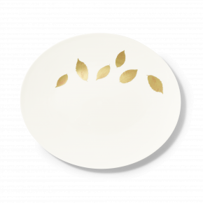 Gold Leaf Oval Platter 39 Cm