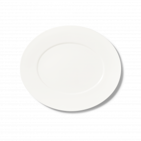 Fine Dining Oval Platter 34 Cm White