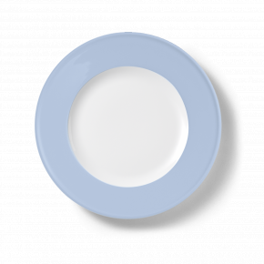 Solid Color Plate 26 Cm Rim Morning Blue