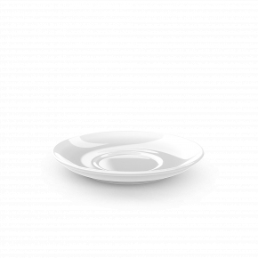 Solid Color Coffee Saucer White