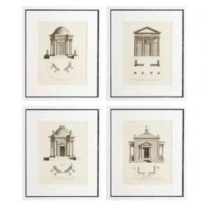 EC173 Architecture Set of 4 Print
