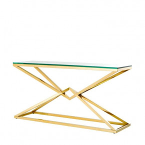 Console Table Connor Large Gold Finish