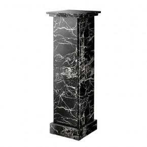 Caselli Black Faux Marble Column