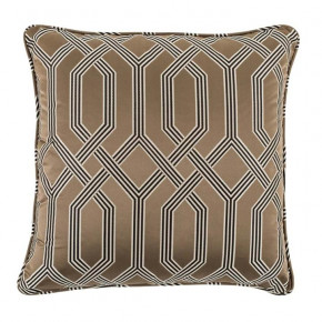 Fontaine Large Brown Throw Pillow