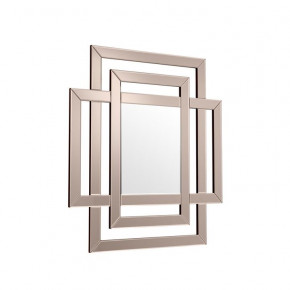 Mortimer Bronze Glass Square Mirror