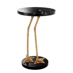 Lagoon Polished Brass Side Table