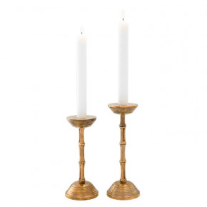 Gallions Vintage Brass Set of 2 Candle Holders