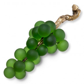 French Grapes Green Vintage Brass Object