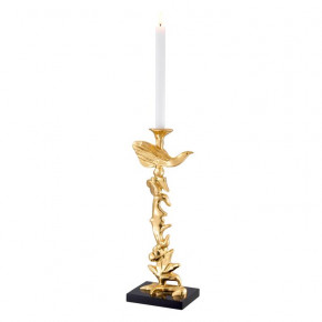 Aras Polished Brass Candle Holder