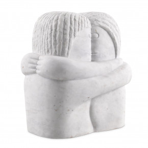 Love Couple White Marble Object